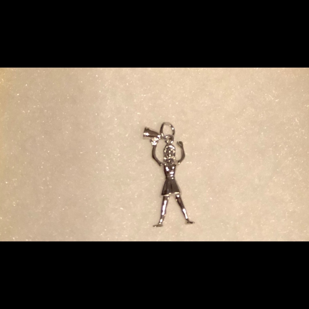 Cheerleader Pendant Charm, NIB